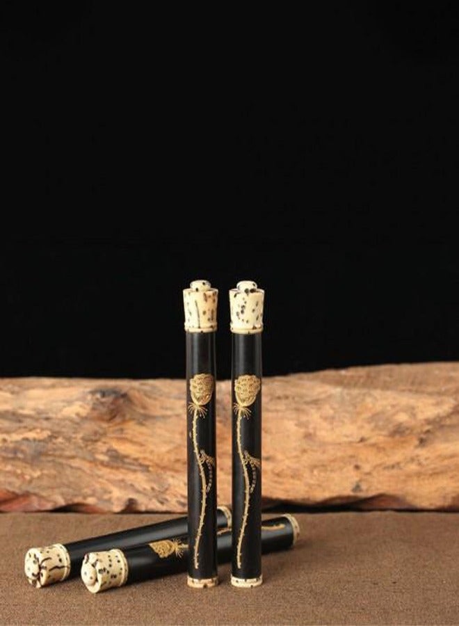 بخورى طقم أعواد بخور عود فاخر – 15 عود خشب العود الطبيعي (سُمك 2 ملم، 70 جم) مع حامل رائحة تدوم طويلاً للمنزل والمكتب واليوغا والتأمل - Image 4