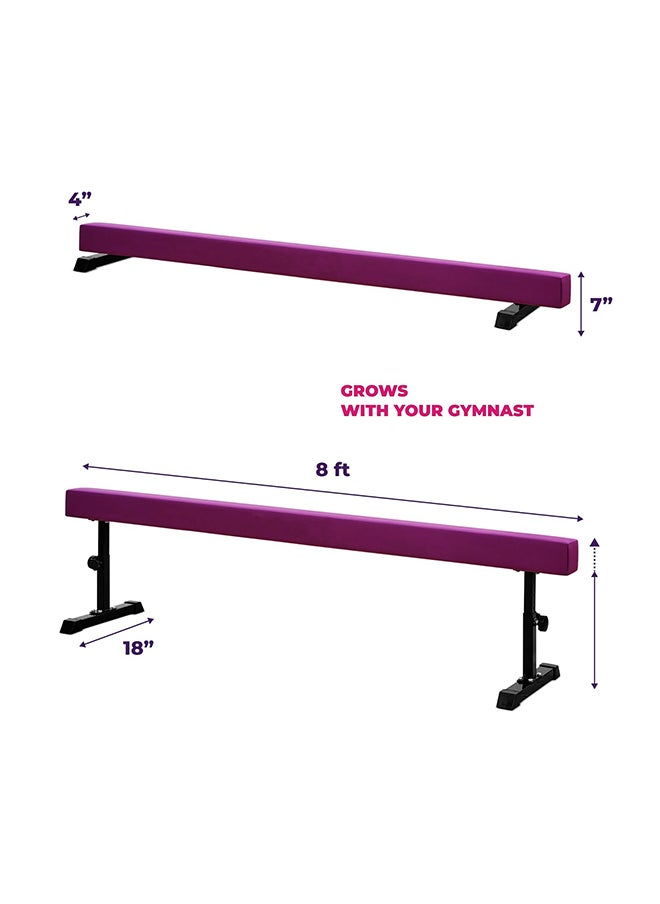 Max Strength 8FT Adjustable Professional Balance Beam Gymnastics Trainings  - Image 3