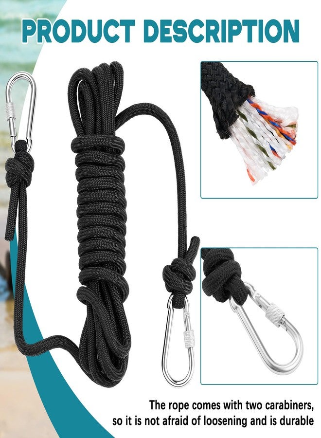 SATINIOR 2 Pcs Foam Floating Mat Tether Kits, Includes 1 Galvanized Grommet and 1 Pcs 16. 4' Cord, Foam Lake Mat Cord Secure Mooring Prevent Drifting Away, for All Foam Water Pads - Image 3