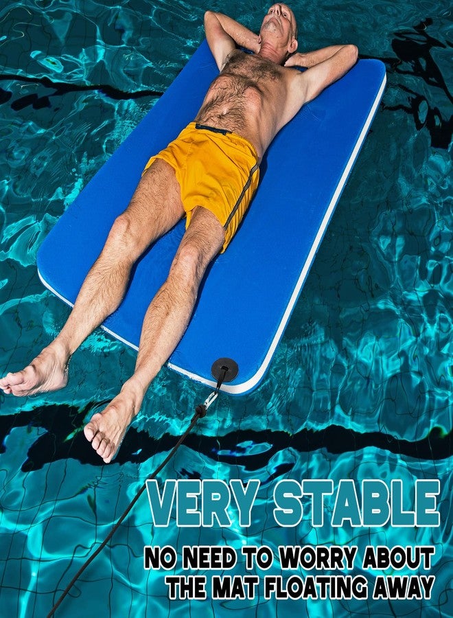 SATINIOR 2 Pcs Foam Floating Mat Tether Kits, Includes 1 Galvanized Grommet and 1 Pcs 16. 4' Cord, Foam Lake Mat Cord Secure Mooring Prevent Drifting Away, for All Foam Water Pads - Image 5