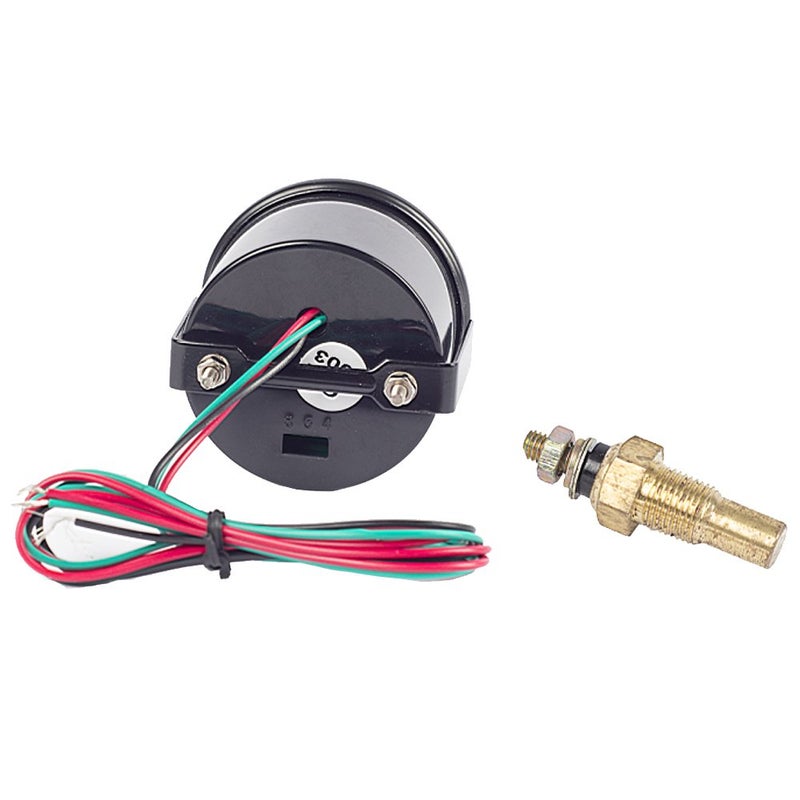 ESUPPORT Car 2" 52mm Digital Water Temp Gauge Blue LED Fahrenheit F - Image 3