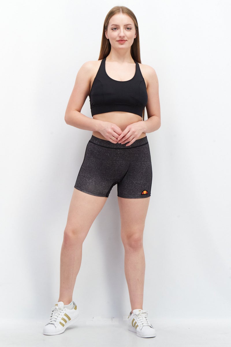 Ellesse شورتات تدريب رياضية للنساء، رمادي فحمي - Image 4