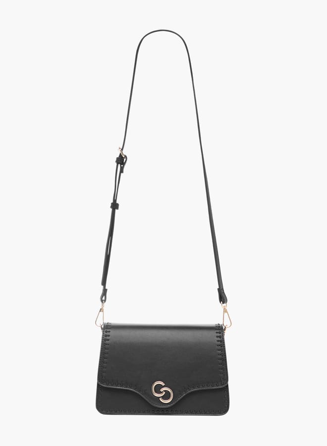 سيليست حقيبة كروس بودي صلبة بحزام قابل للفصل وإغلاق بغطاء - Image 2