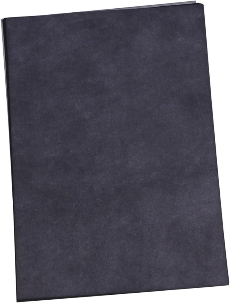 Uonlytech 100pcs Carbon Transfer Paper for Drawing Tracing Paper Graphite Coated for Art Projects and Design Transfer - Image 1
