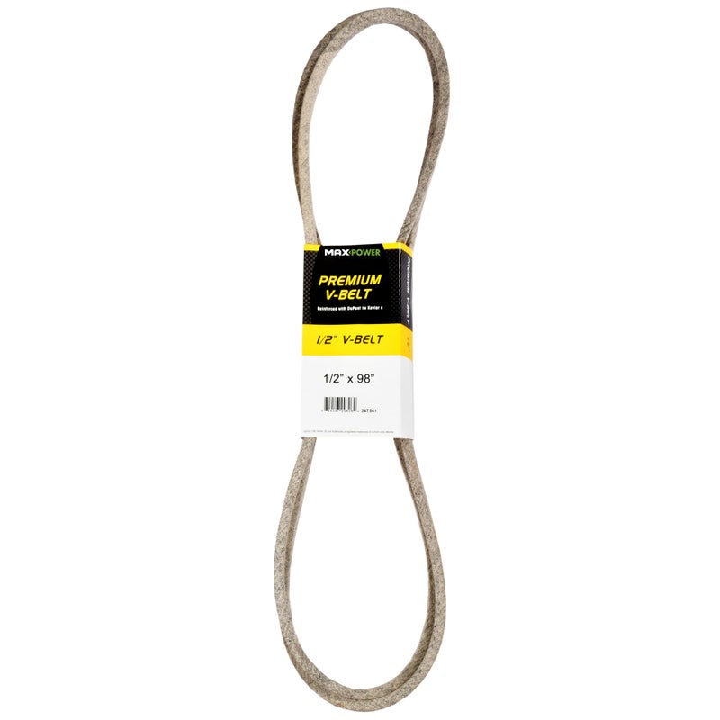 Maxpower 347541 Premium Belt Reinforced with Kevlar Fiber Cords, 1/2" x 98" - (Belt color vary) - Image 5