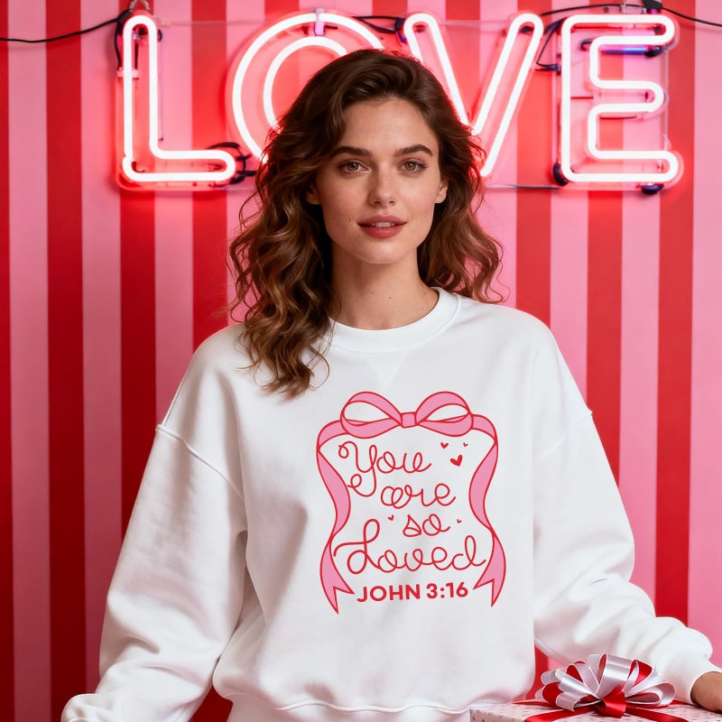 Shejdgart Dtf Transfers Ready to Press - 30 Pcs Valentines Day Bow Iron on Patches for T-Shirts, Love Heart Iron on Stickers Heat Transfer Vinyl Decals for DIY Fabric Clothes Decor - Image 3