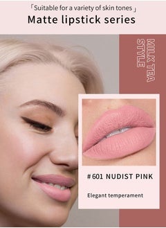 Handaiyan Lipstick For Women Matte Lipsticks Long Lasting Moisturizing Long Wear Waterproof 24 Velvet Ice Cube Lip Stain Makeup Tint Nude Superstay Original Highly Pigmented Nourishing Non-Drying  - Image 2