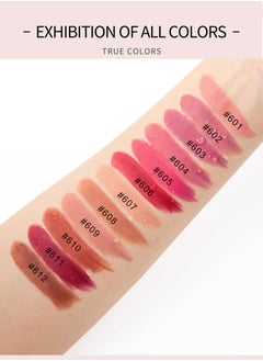 Handaiyan Lipstick For Women Matte Lipsticks Long Lasting Moisturizing Long Wear Waterproof 24 Velvet Ice Cube Lip Stain Makeup Tint Nude Superstay Original Highly Pigmented Nourishing Non-Drying  - Image 4
