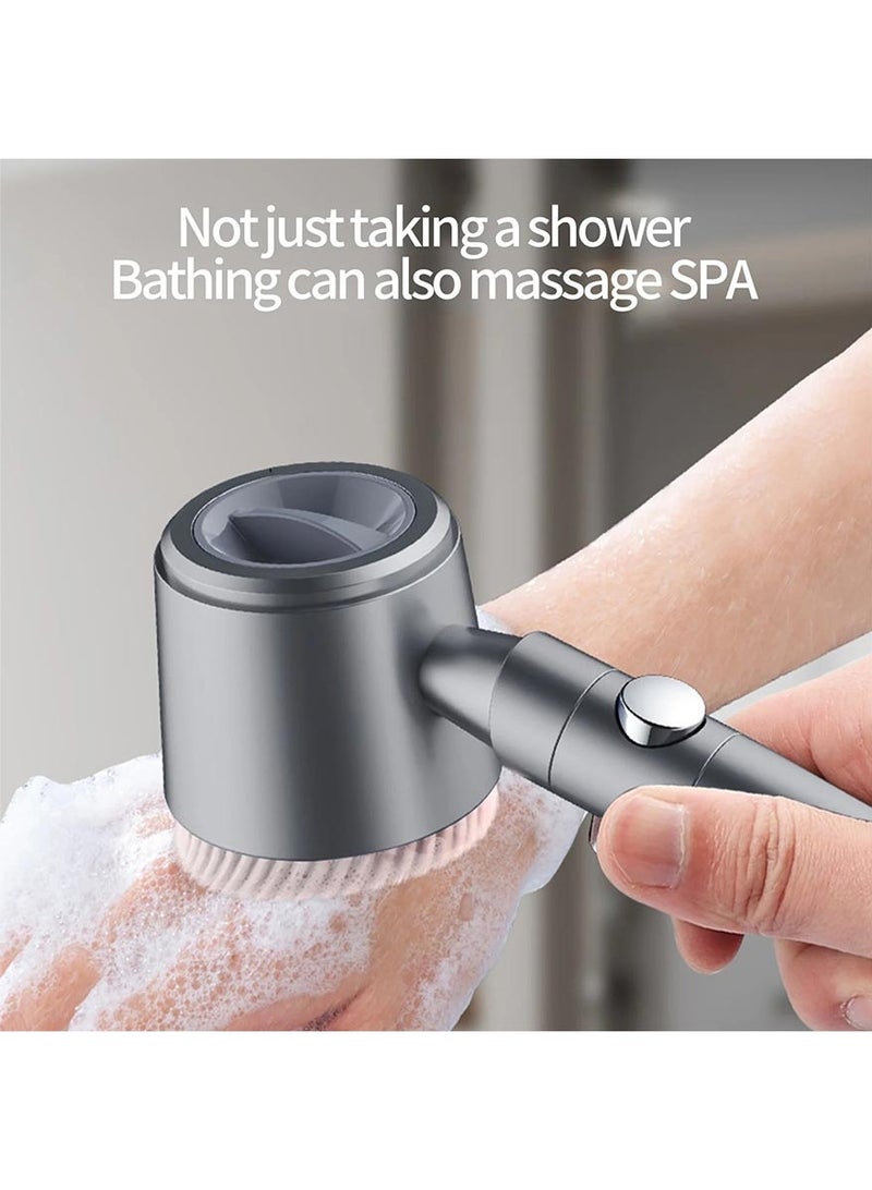 Omelo Multifunctional Massage Shower, Handheld High Pressure Shower Head,Massage And Skin Beauty Multifunctional Shower, 5 in 1 Detachable Showerhead with 150cm Hose, Bracket and Filters - Image 4