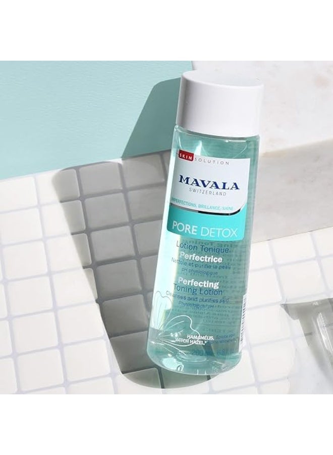 مافالا لوسيون تونر إم سكين سلوشن بور ديتوكس بيرفكتنج لتنقية المسام - Image 3
