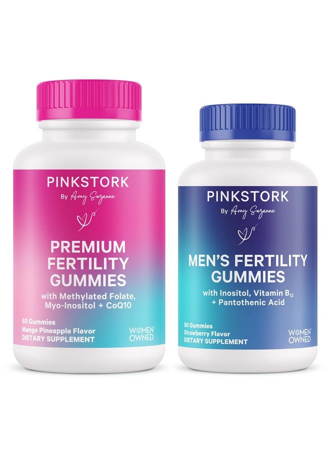 Pink Stork باقة حلوى الخصوبة للنساء والرجال من بينك ستورك - دعم الخصوبة للنساء ودعم الخصوبة للرجال - Image 1