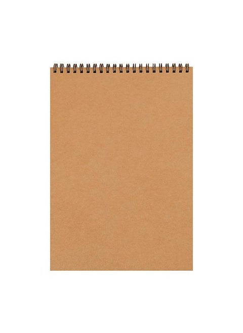 A3 Blank Notebook, Kraft Cover Sketchbook, Eye Protection Paper, Office Product for Sketching/Writing, Notebook for Journals, Travel Diaries, Poetry, 30 Sheets of Thick Paper