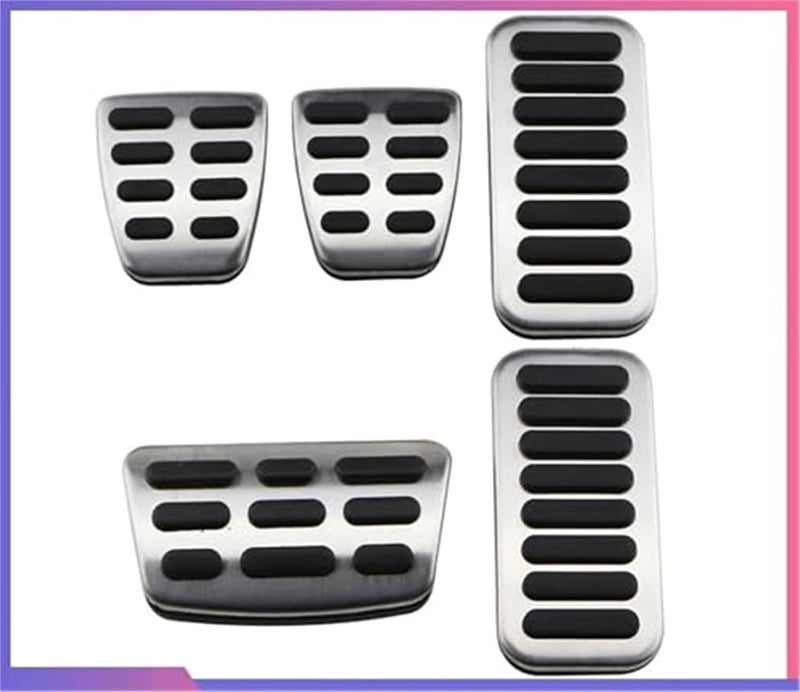 Wivplex Stainless Steel Pedal Pad Set for Hyundai - Image 5