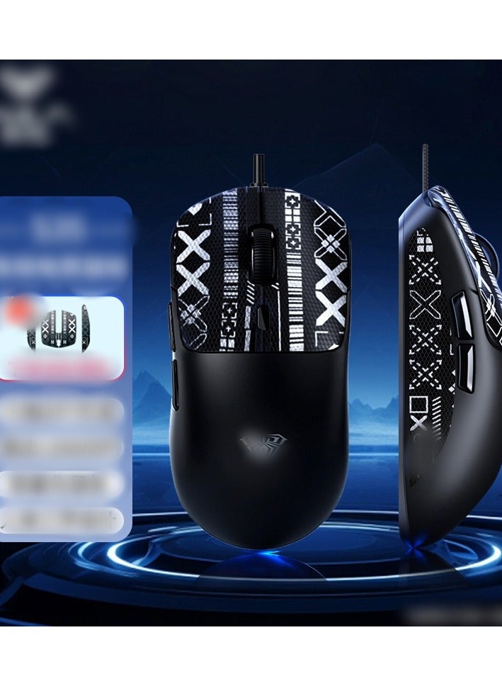 EBMINI New Silent Six Key Llluminated Wired Mouse