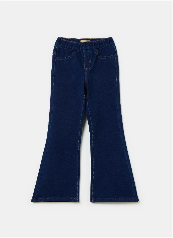 او في اس Flare-fit jeggings with pockets