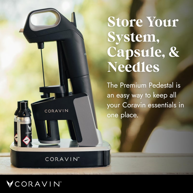 Coravin Premium Pedestal Base - to Hold Timeless Pivot Wine by The Glass Systems - Image 2