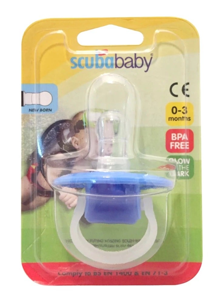 Japlo Scubababy BPA Free Pacifier Silicone Teat Soothie - 3 Months & Above - Image 1