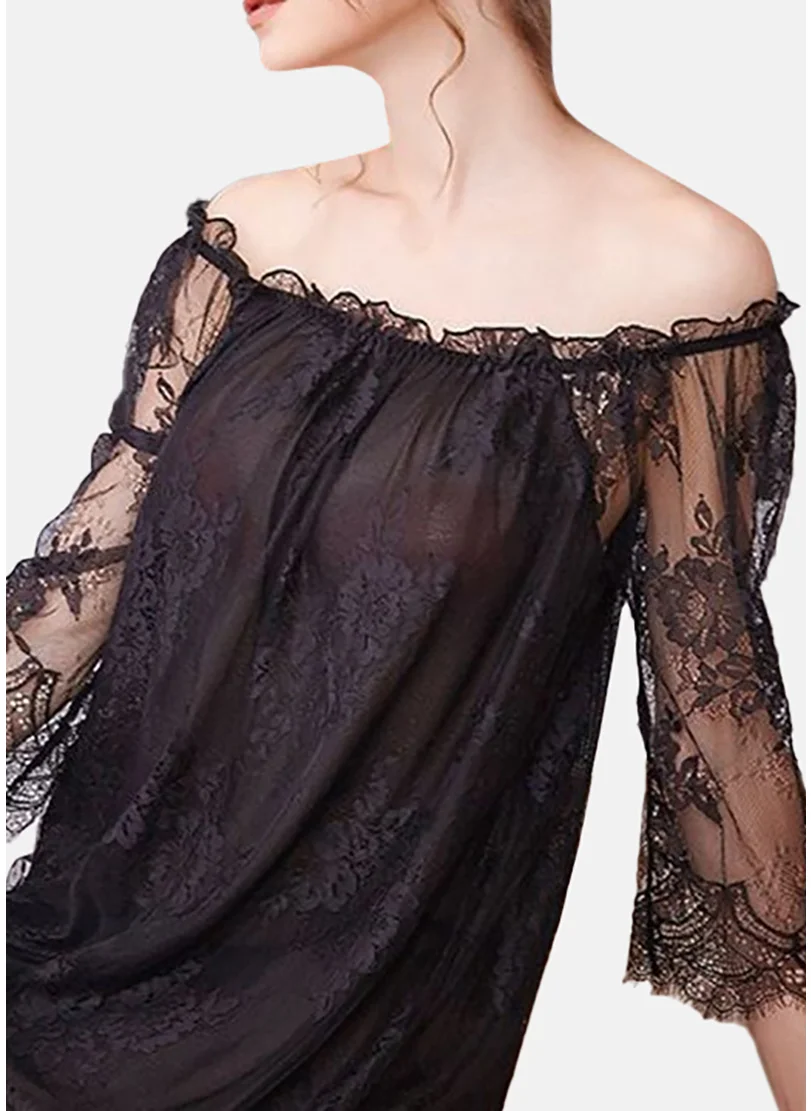 يونيكي Black Solid Babydoll