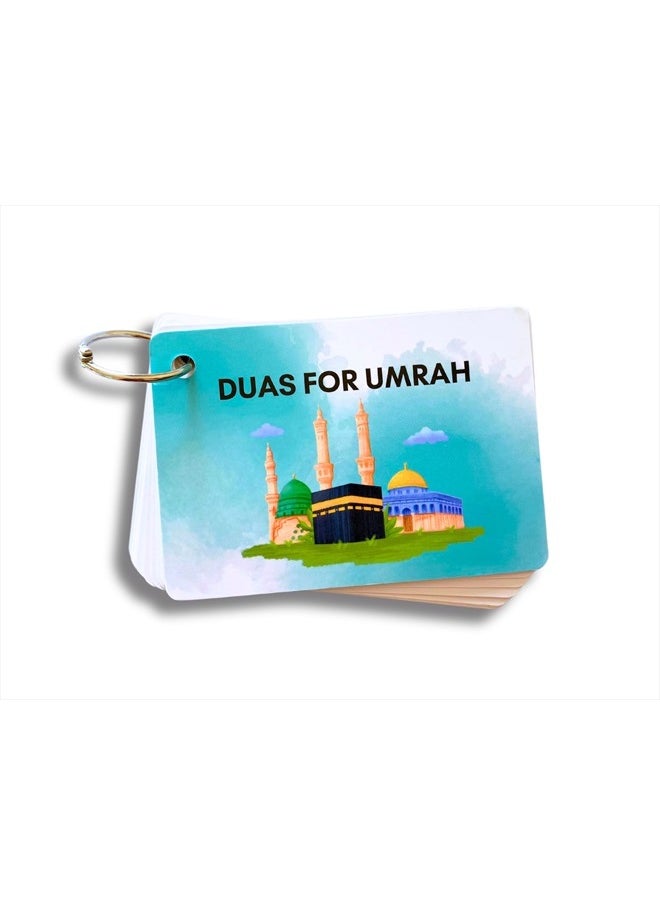 Albidaya Islamic Store Umrah Dua Cards, Step by Step Guide Umrah Duas, Umrah Gift, Umrah Prayers and Supplications, Umrah Flash Cards  - Image 1