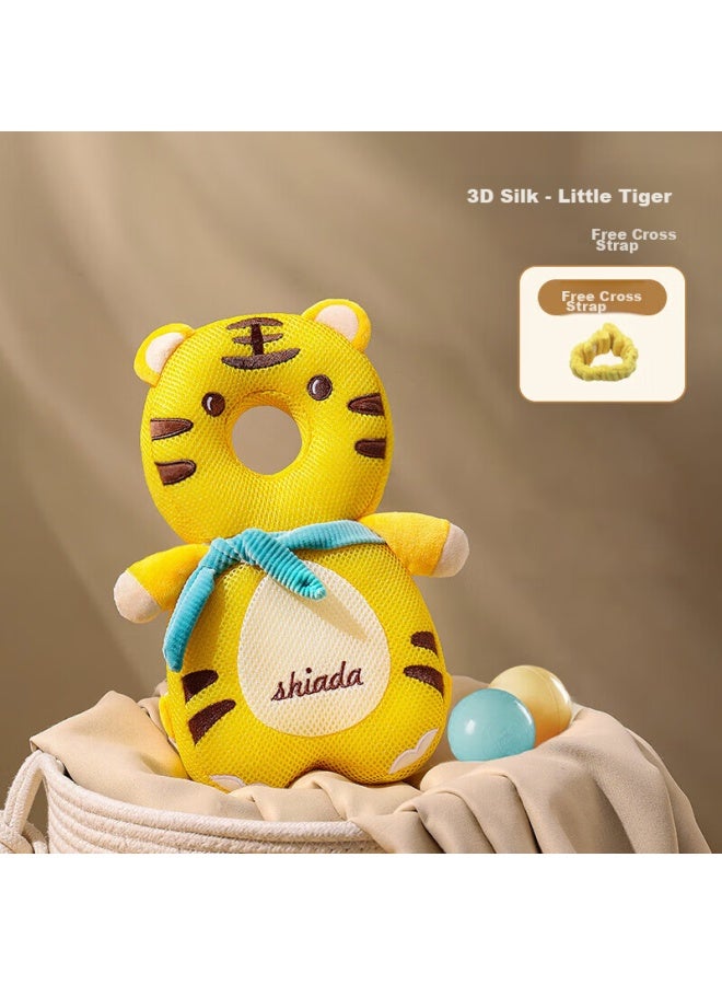 Xinnan Generation Xin'an Dai Baby Anti-fall Pillow, Toddler Walking Anti-fall And Anti-collision Head Protection Pillow, Anti-fall Head Protection Cap, Fully 3d Breathable, Little Tiger - Image 1