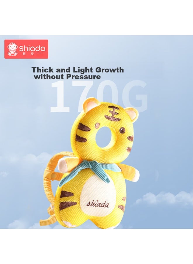 Xinnan Generation Xin'an Dai Baby Anti-fall Pillow, Toddler Walking Anti-fall And Anti-collision Head Protection Pillow, Anti-fall Head Protection Cap, Fully 3d Breathable, Little Tiger - Image 3