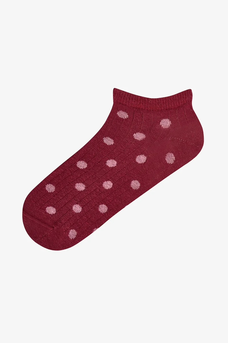 Penti PENTI Berry Polka Dot Patterned Pair Of No-Show Socks