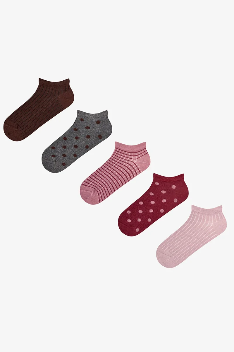 Penti PENTI Berry Polka Dot Patterned Pair Of No-Show Socks