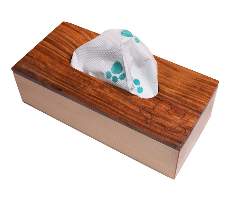 Hashcart Beach Wood 1 Piece Napkin Holder Tissue Dispenser - Standard, Multicolor - Image 5