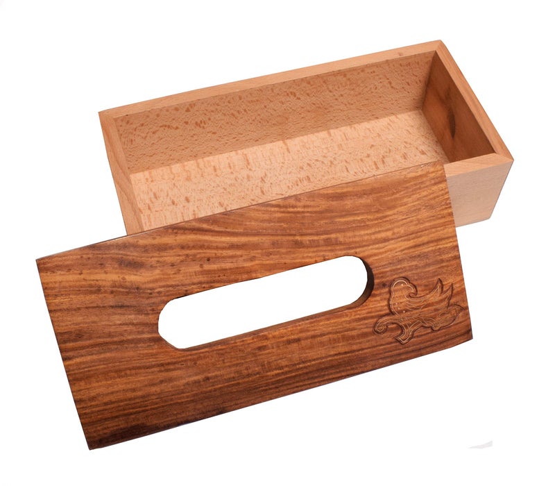 Hashcart Beach Wood 1 Piece Napkin Holder Tissue Dispenser - Standard, Multicolor - Image 4