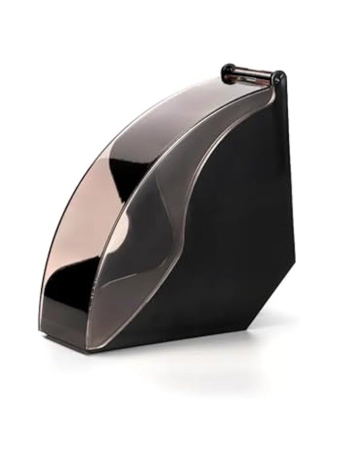 Beauenty Coffee Filter Holder and Storage Box With Cover for 100 Paper Filters, Tapered Filter Paper Box With Stand, Space-Saving Coffee Station, Home and Office Organizer - Image 1