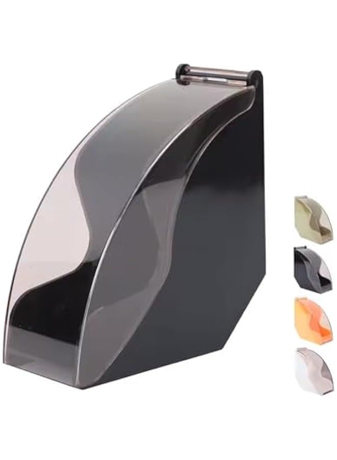 Beauenty Coffee Filter Holder and Storage Box With Cover for 100 Paper Filters, Tapered Filter Paper Box With Stand, Space-Saving Coffee Station, Home and Office Organizer - Image 3