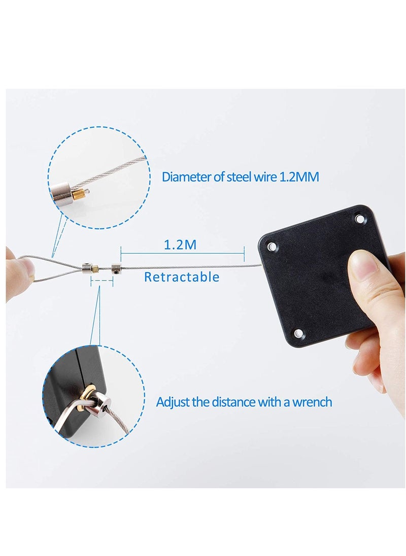 Y&D Door Closer Automatic Sensor Punch Free Spring Residential Sliding Screen Commercial Multifunctional for Bedroom Storm Home 2 Pack White  - Image 5