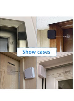 Y&D Door Closer Automatic Sensor Punch Free Spring Residential Sliding Screen Commercial Multifunctional for Bedroom Storm Home 2 Pack White  - Image 3
