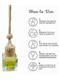 Fresh FRESH Lemon Car Air Freshener - Hanging Perfume Diffuser  - Image 4