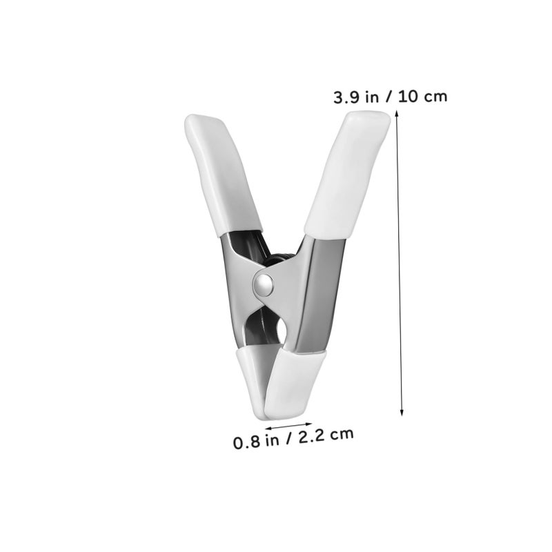 4 Inch Heavy Duty Plastic Photography Backdrop Spring Clamps 4 Pack - Image 3