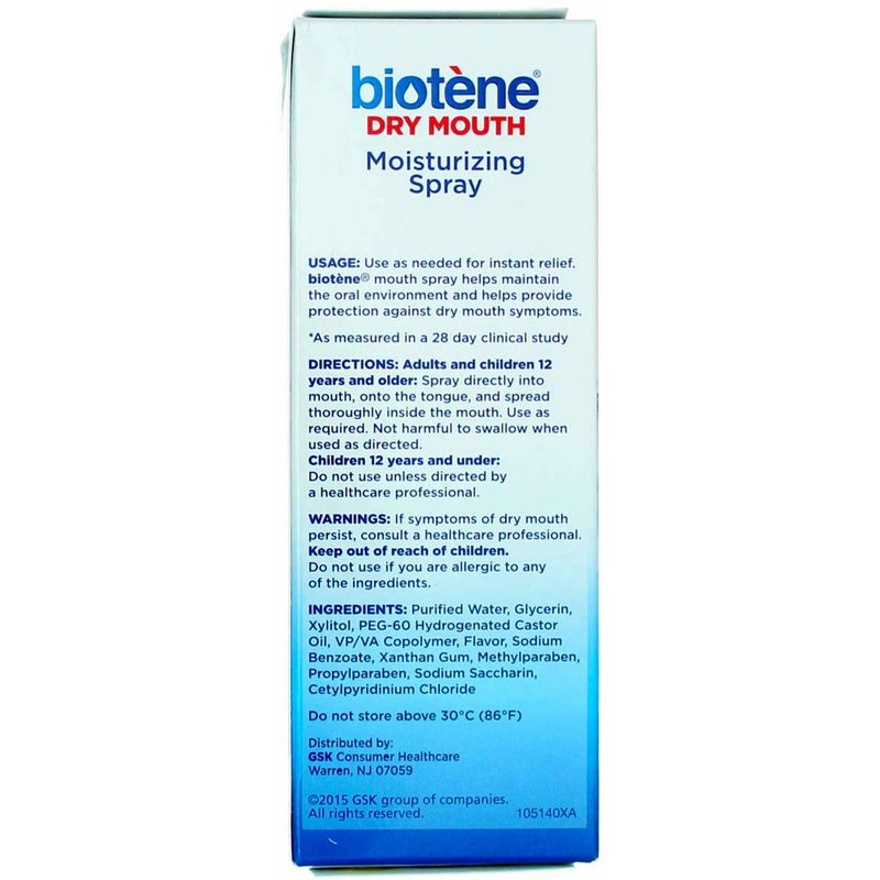 Biotene Gentle Mint Flavour Moisturizing Mouth Spray - Image 3