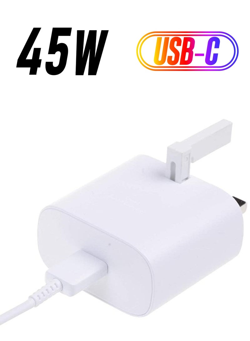 ELTRAZONE compatible Samsung Original 45W Usb-C Tablet And Mobile Phone Wall/Mains Plug Charger – Genuine Super Fast Charging 2.0 For Samsung Galaxy Note S10+ And Other Usb Type C Devices– - Image 1