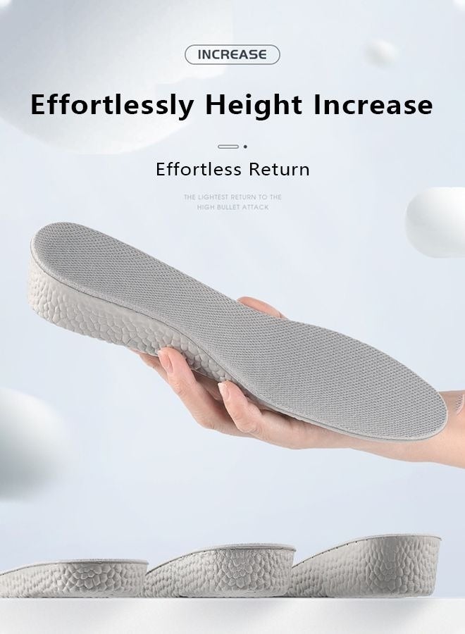 1زوج من نعال زيادة الارتفاع، وسادة دعم الكعب غير المرئية للارتفاع، وسادة زيادة الارتفاع 3.5 سم، الاتحاد الأوروبي 41-43 - Image 2