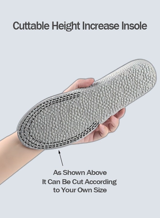 1زوج من نعال زيادة الارتفاع، وسادة دعم الكعب غير المرئية للارتفاع، وسادة زيادة الارتفاع 3.5 سم، الاتحاد الأوروبي 41-43 - Image 3