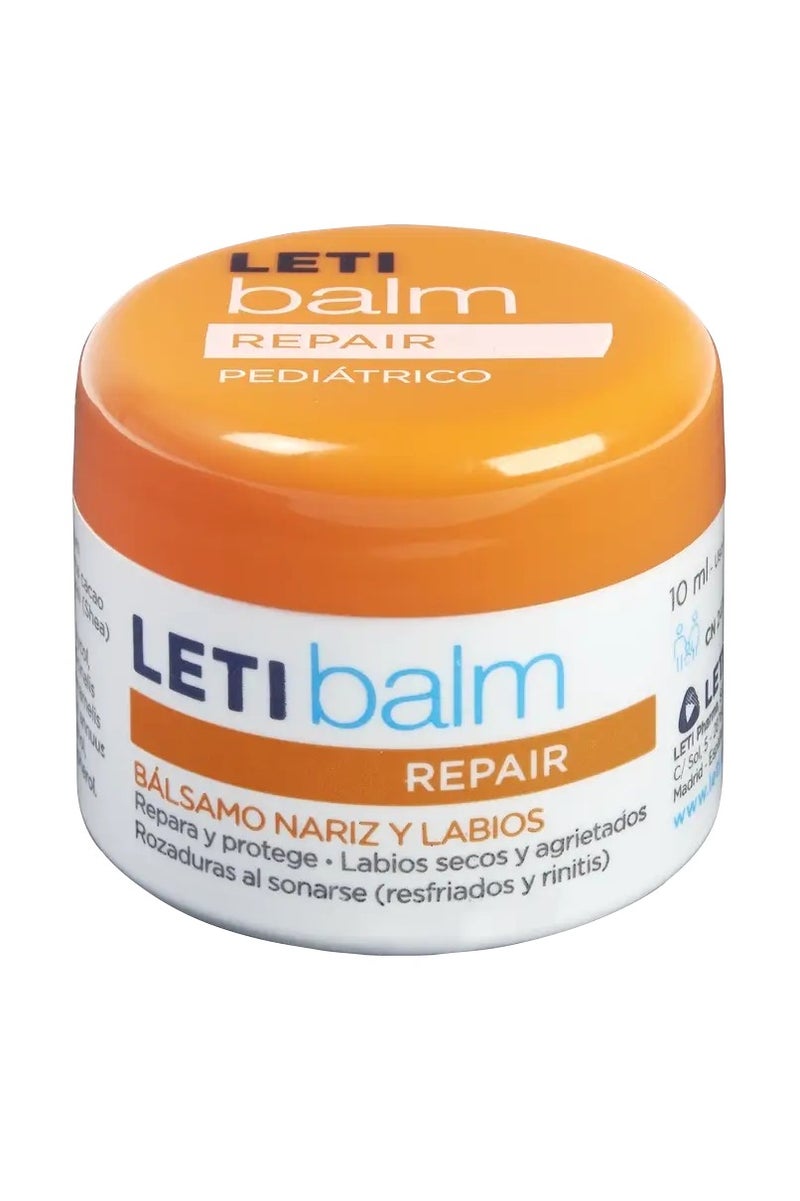 Leti Pediatric Lips Nose Reparing Balm 10ml - Image 3