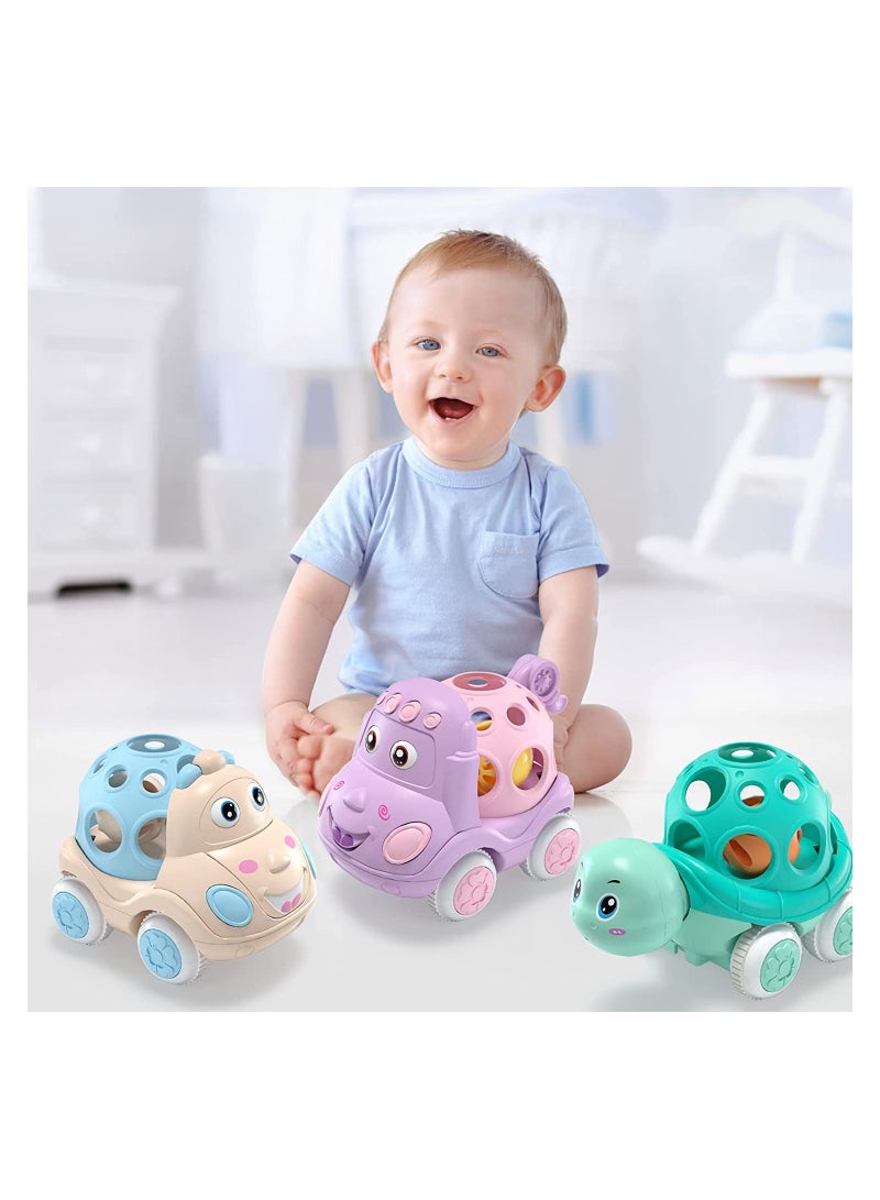 Baby Car Toys Toddler Rattle Roll Toy Vehicles for Infant Push and Go Toy Trucks Preschool Learning Gift Idea for Boys Girls - Image 2