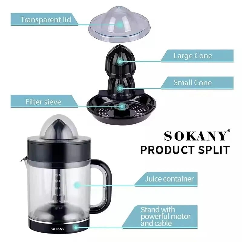 آر إيه أف عصارة حمضيات كهربائية Sokany SK-CZ-626 – قوية وسهلة الاستخدام - Image 2