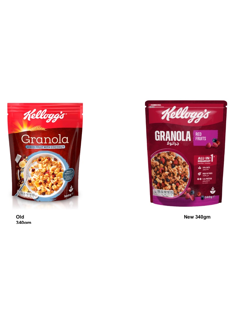 Kellogg's جرانولا كيلوجز بالفواكه المختلطة وجوز الهند - Image 4