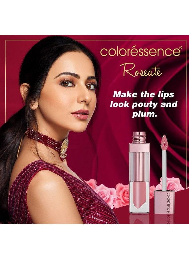 Coloressence Roseate Tinted Lip Gloss Infused With Rose Oil Lightweight Long Lasting Hydrating Lip Plumper For Shine & Fuller Lips 6Ml Pink Berry (Semiglossy Finish)  - Image 4