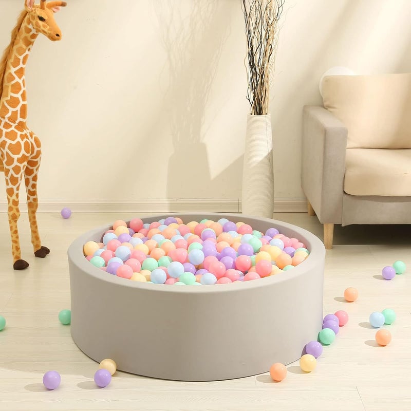 GOGOSO 2.2-Inch Non-Toxic Ball Pit Balls for Toddlers - Pack of 50, 100, or 200 in Macaron Colors - Image 5