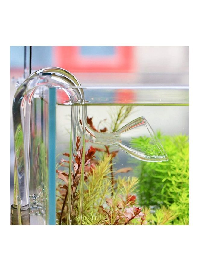 NIBEMINENT Inflow And Outflow Lily Pipe Set For Aquarium Clear  - Image 3