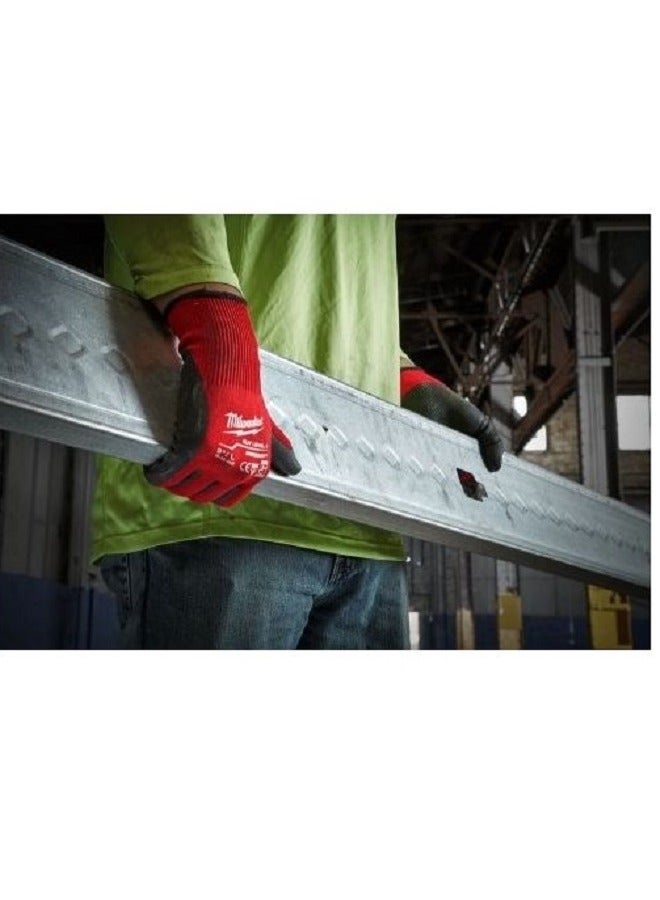 ميلواكي Milwaukee MILWAUKEE 4932471619 CUT LEVEL 3C DIPPED GLOVES SIZE LARGE - Image 4