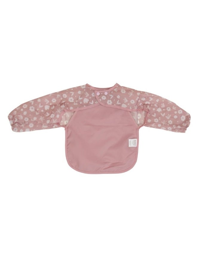 All4Ella Long Sleeve Bib - Dusty Pink - Image 2