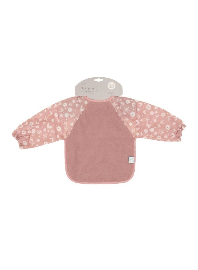 All4Ella Long Sleeve Bib - Dusty Pink - Image 4