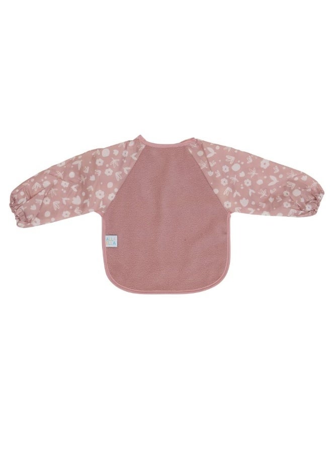 All4Ella Long Sleeve Bib - Dusty Pink - Image 1